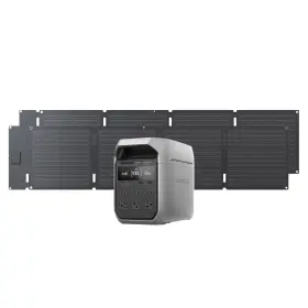 2x60w Ecoflow 705353640278 Solar Generator Delta 3 Plus Portable Combo Panels