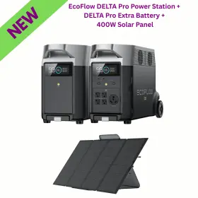 400w Ecoflow 754748327331 Delta Pro Power Station Extra Battery Solar Panel
