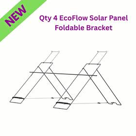 Ecoflow 842783131768 Qty 4 Solar Panel Stands Foldable Adjustable Support Bracket Mount