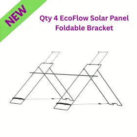 Ecoflow 842783131768 Qty 4 Solar Panel Stands Foldable Adjustable Support Bracket Mount