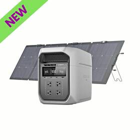 Ecoflow D3mp-220w Delta 3 Max Plus Portable Power Station With A 220w Solar Panel