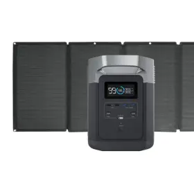 Deltaamsp161 Ecoflow Delta 1300 Portable Power Station One 160w Solar Panel 2 Kit