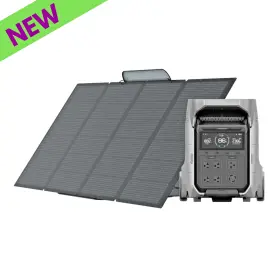 Dp3-400w2 Ecoflow Qty 2 Delta Pro 3 Power Stations 400w Portable Solar Panels