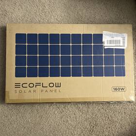 Ecoflow Ef-fold-p160-4 160w Portable Solar Panel For Power Station - Brand New