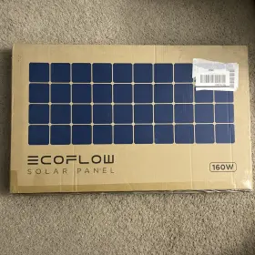 Ef-fold-p160-4 Ecoflow 160w Portable Solar Panel For Power Station - Brand New
