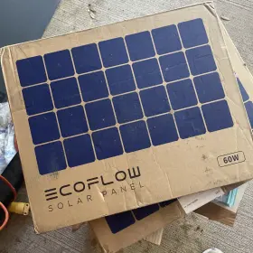 Ef-fold-p60-04 Ecoflow 60w Portable Solar Panel Ef-fold-p6-04 Foldable Usb/dc Output