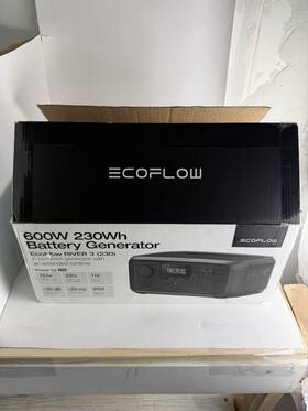 Ecoflow Ef-rv-h01-1 River 3 Portable Power Station 230wh Excellent Condition With Box And Man