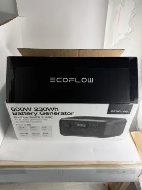 Ef-rv-h01-1 Ecoflow River 3 Portable Power Station 230wh Excellent Condition With Box And Man