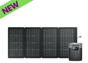 Efdelta2max-us-220 Ecoflow Delta 2 Max Power Station One 220w Portable Solar Panel