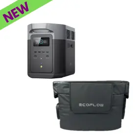 Efdelta2max-us-b Ecoflow Delta 2 Max Portable Power Station 2400w With Bag Included