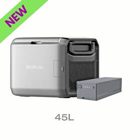 Ecoflow Efglacier45l-us-eb Glacier Classic Portable Cooler 45l Plug-in Battery 120w Outdoor New