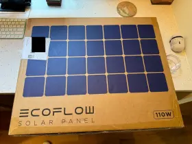 Efsolar110n-b Ecoflow 110w Portable Solar Panel Foldable With Carry Case New In Box