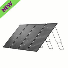 Ecoflow Efsolar125w-4 Qty 2 Four 125w Bifacial Solar Panel Modular Design Efficient Energy Use