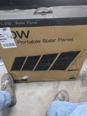 Efsolar220w-n Ecoflow 220w Bifacial Solar Panel Ip68 25% Efficiency