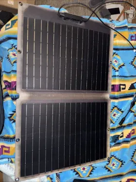 Efsolar60 Ecoflow Used 60w Portable Solar Panel For Power Station Foldable Charger