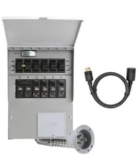 Tt-30p Ecoflow L5-30r Home Backup Kit Transfer Switch Incl. Adapter Cord To