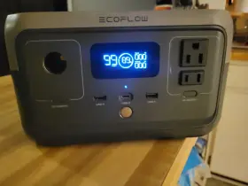 Pv160w Ecoflow River 2 Max Solar Generator - Black