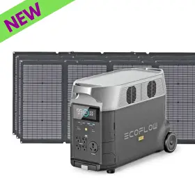 Tmr500-3ms430-us Ecoflow Qty 2 Delta Pro 3600w With Three 220w Solar Panels Portable Power