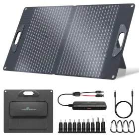 100w Ecosonique Technology 703329358489 60w/72w/100w/120w Portable Solar Panel With Adjustable Kickstands