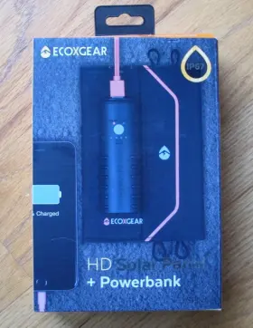 Spl260 Ecoxgear 819127011758 Hd Solar Panel Plus Powerbank Ip67