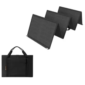 27e091ph041 Ekieudl 60-watt Foldable Portable Outdoor Solar Panel Monocrystalline Silicon With 5v