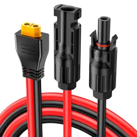 4d5270138833 Electop 10awg Solar Connector To Xt60 Adapter Extension Cable