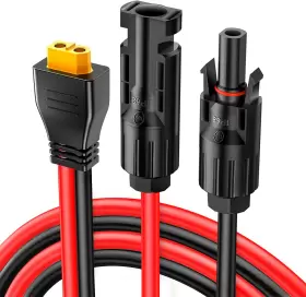Solar-xt60 Electop 10awg Solar Connector To Xt60 Adapter Extension Cable Pl