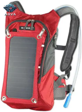 Ece-612 Electronic Limited Solar Backpack 7w Panel Charge For Cell Phones And 5v Device Power Supply