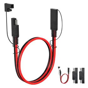 2sae-14 Elfculb 14awg 1ft Sae Extension Cable To Quick Disconnect Wire Harness Co