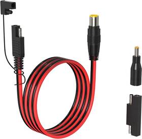 Elfculb 313043985938 Sae To 8mm Adapter Cable 14awg Dc Male Connector For Solar Panel 6ft