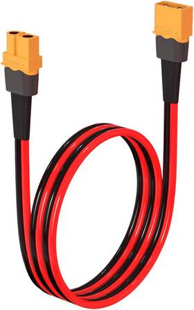 Elfculb 445049261259 10awg 2ft Xt60 Extension Cable 2 6 10 20 35 50 75 100ft Female To Male Conn