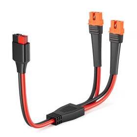 Elfculb A-2xt60if-10-1 To Dual Xt60i Splitter Cable 10awg 45a Y For Power