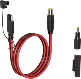 Cable003 Elfculb Sae Connector To Dc8mm Male Adapter 14 Awg Extension Cable Dc 55mm 25mm