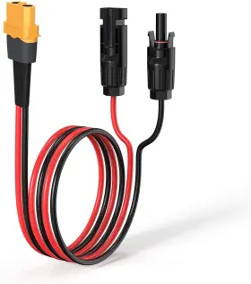 M-c-1002 Elfculb 10awg 2ft Xt60 Solar Cable 2 10 25 35 50 75 100ft Extension