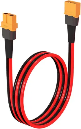 Xt60-1002 Elfculb 10awg 2ft Xt60 Extension Cable 2 6 10 20 35 50 75 100ft Female To Male