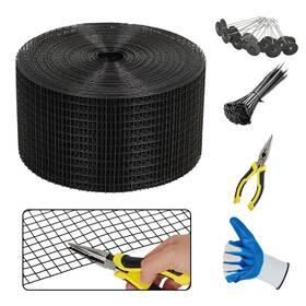 Eliteedge 820061388240 6in X 120ft Solar Panel Bird Guard And Critter Mesh Kit Pvc Co