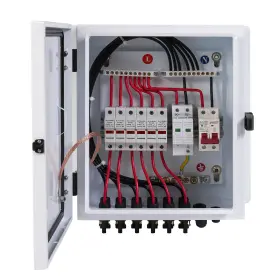 Elnuimex 741421840928 6 String Metal Solar Combiner Box Pv With 20a Rated Cu
