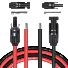 Enbkesk 667763769775 10awg 10feet Mc4 Extension Cable With Female And Male Connector Solar Extens