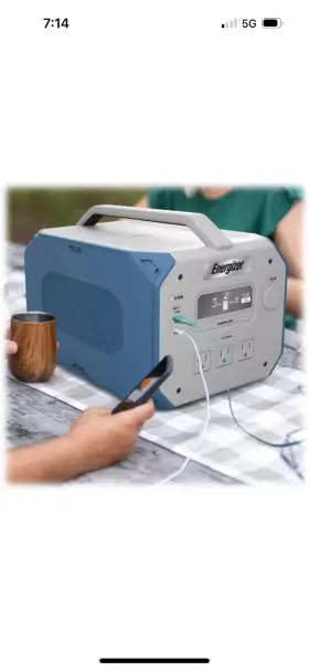 Enbg1000bun Energizer 1200w Generator / 200w Solar Panel Bundle