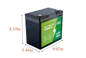 Hysincere12100d Energyflare 12v 100ah Lithium Battery Lifepo4 Deep Cycle For Solar Panel Rv Off-grid Marine