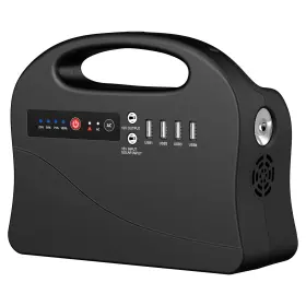 100w Enginstar 645716648513 Portable Power Station 120wh Solar Generator With 110v Ac Out