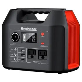 B0fjd7lcy4 Enginstar Portable Power Station 300w 296wh Battery Bank With 110v Pure Sine Ac