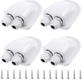 Ip68 Enhon 705353126642 Cable Gland Entry 13awg To 7awg Rv Roof Box Abs Solar