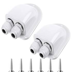 Enhon So-enhon-2274 2 Pack Solar Cable Entry Gland Weather Resistant White