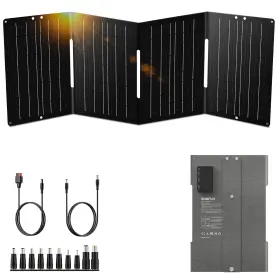 Enoflo 762765727461 Portable Foldable 60w Solar Panel Charger For Outdoor Camping Battery W