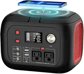 G300-ob Enoflo Portable Power Station 300w 228wh Solar Generator With 110v Pure Sine Wave Ac
