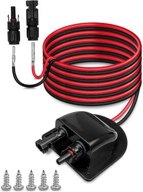 Esuparts 445054936982 Waterproof Solar Connector Entry Gland Cable Junction Box Through Rv Roof