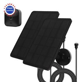 Everexceed Sp-l4bl3-2 4w Solar Panel Compatible Blink Outdoor 3 Xt Xt2 Camera Charger 12ft