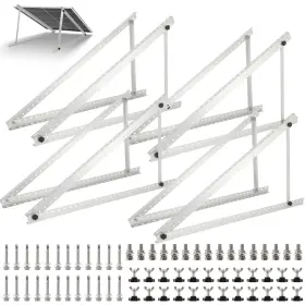 147103-fah-fbm Fahkns 4 Sets 45inch Solar Panel Mounting Brackets To 90 Adjustable
