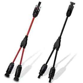 Fa001 Faiwaycle Solar Connectors Y Branch Upgraded Panel Connector 1 Pair Adapter Cable